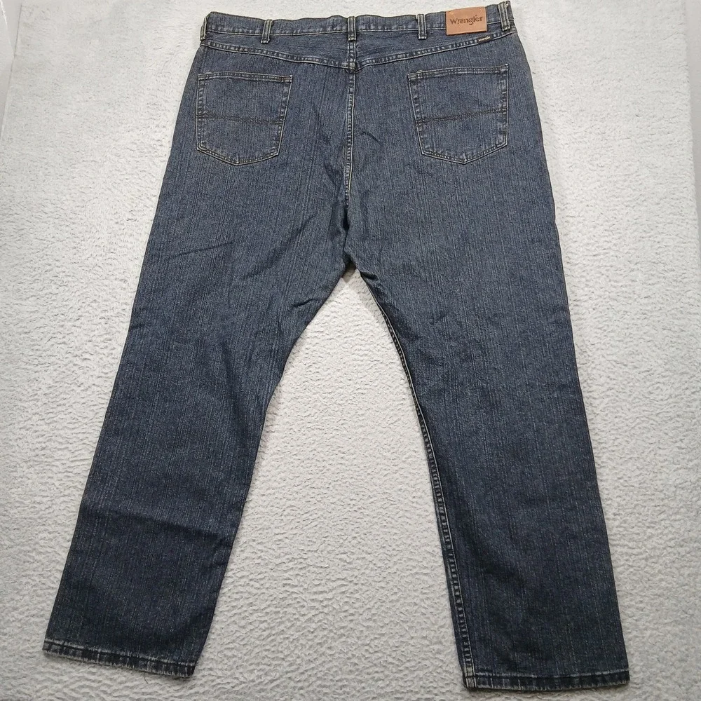 Wrangler Regular Fit Jeans Men's 44x30 Blue Denim Made in Mexico‎